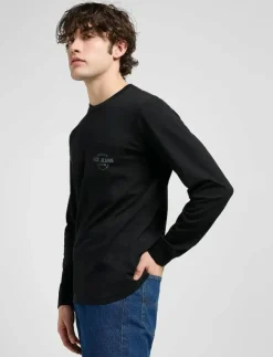 Lee Jeans LS POCKET LOGO TEE - Långärmade t-shirts| T-Shirts