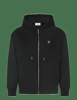Calvin Klein Jeans LS PREMIUM TERRY MONOGRAM FZ HOO - Hoodies| Sweatshirts & Huvtröjor