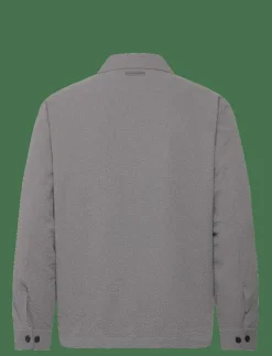 Calvin Klein Overshirts|LS SEERSUCKER SHIRT JACKET - Jackor & rockar