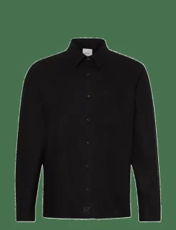 Calvin Klein Overshirts|LS SOLID SILK WOOL EASY SHIRT - Jackor & rockar