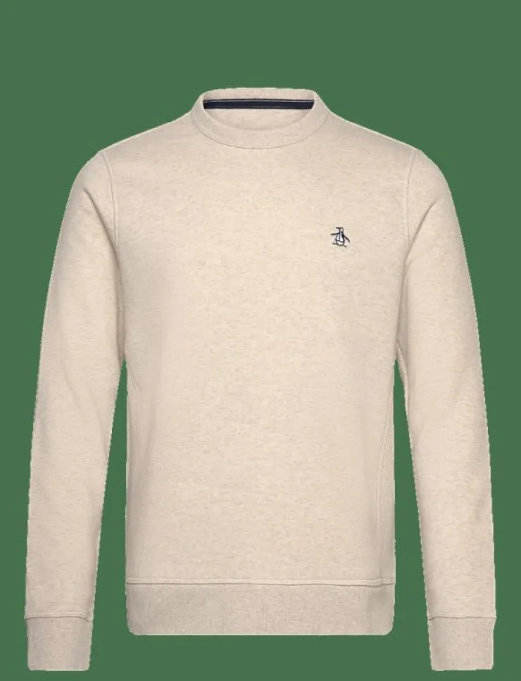 Original Penguin L/S STICKER PETE FLE - Rundhalsad| Stickat