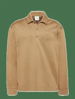 Calvin Klein LS Stretch Wool Blend Interlock - Långärmade pikéer| Pikéer