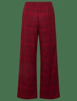 Calvin Klein LS TEE FLANNEL PANT SET - Pyjamas|Kvinnor Pyjamas & Loungewear