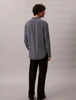 Calvin Klein Skjortor|LS THIN STRIPED VISCOSE EASY SHI - Randiga skjortor