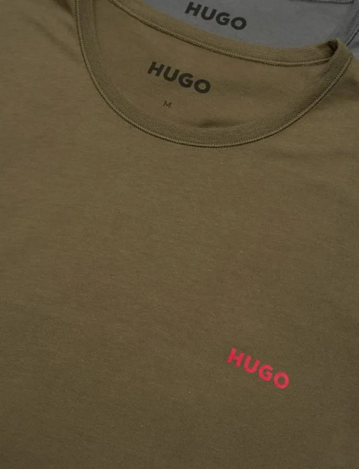 HUGO LS-SHIRT RN TRIPLET - Pyjamasöverdelar| Pyjamas