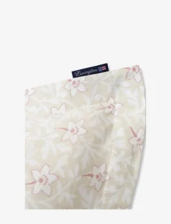 Lexington Home LtBeige/Pink Flower Print Cotton Sateen Pillowcase - Örngott| Sängtextilier