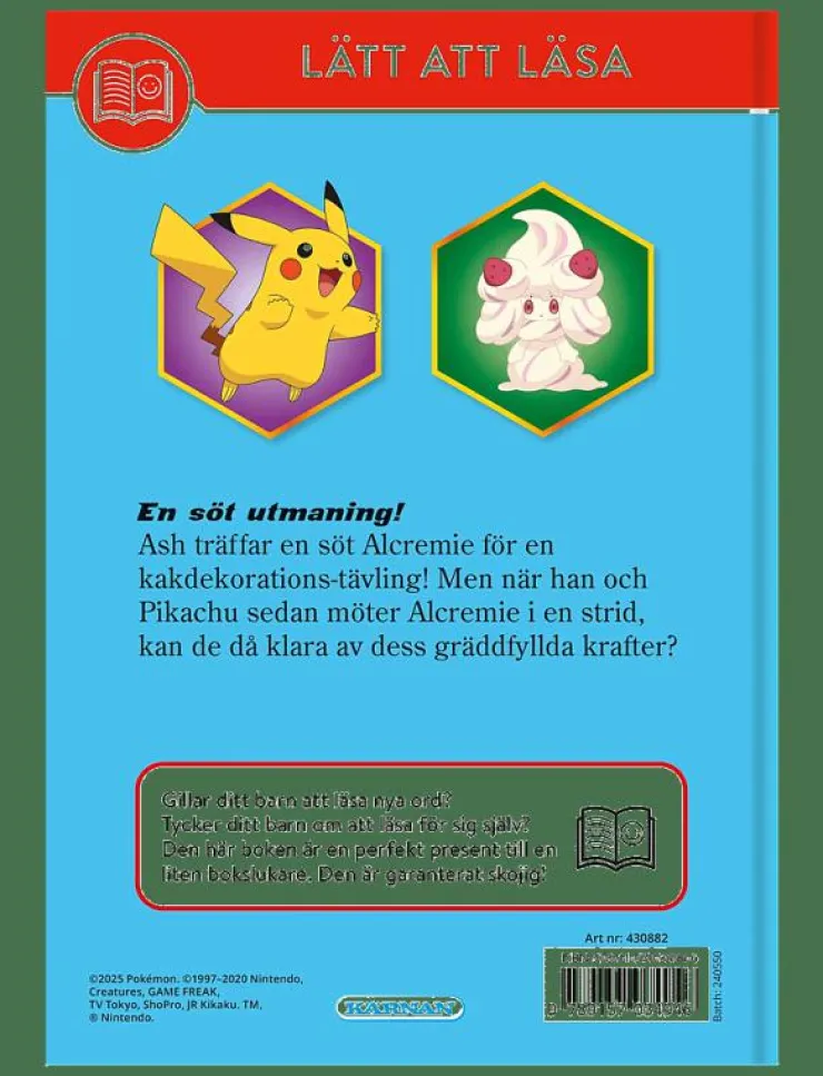 Kärnan LÄTT ATT LÄSA POKEMON ASH FIXAR KAKAN - Saga|Barn Barnböcker