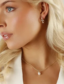 Kvinnor SNÖ of Sweden Smycken|Lucy oval ear - Onesize - Hoops