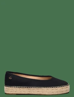 Lauren Ralph Lauren Luize Canvas Ballet Espadrille - Platta espadriller|Kvinnor Espadrillos