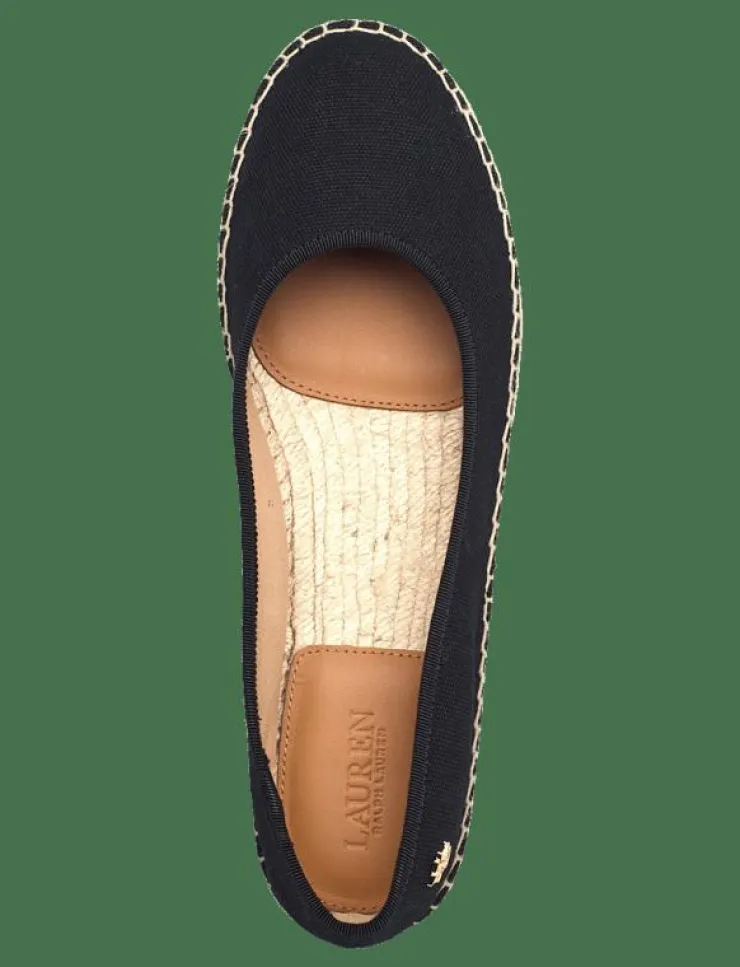 Lauren Ralph Lauren Luize Canvas Ballet Espadrille - Platta espadriller|Kvinnor Espadrillos