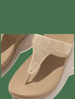 FitFlop LULU CRYSTAL EMBELLISHED TOE-POST SANDALS - Platåsandaler|Kvinnor Flip Flops