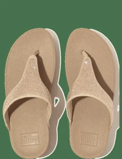 FitFlop LULU CRYSTAL EMBELLISHED TOE-POST SANDALS - Platåsandaler|Kvinnor Flip Flops