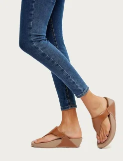 FitFlop LULU LEATHER TOEPOST - Kilklackar|Kvinnor Flip Flops