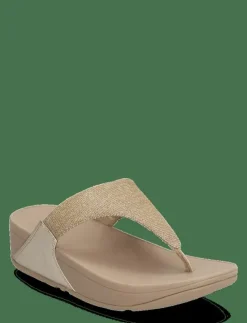 Kvinnor FitFlop Flip Flops|LULU SHIMMERLUX TOE-POST SANDALS - Platåsandaler