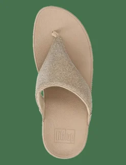 Kvinnor FitFlop Flip Flops|LULU SHIMMERLUX TOE-POST SANDALS - Platåsandaler
