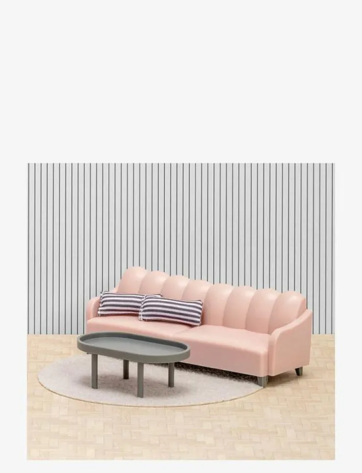 Lundby BASIC VARDAGSRUMSSET - Tillbehör till dockhus|Barn Dockor & Tillbehör