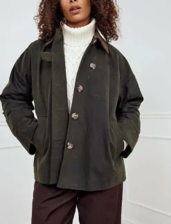 Kvinnor Noella Overshirts|Lupita Wax Jacket - Utilityjackor