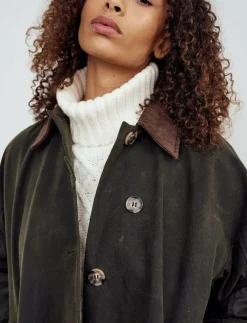 Kvinnor Noella Overshirts|Lupita Wax Jacket - Utilityjackor