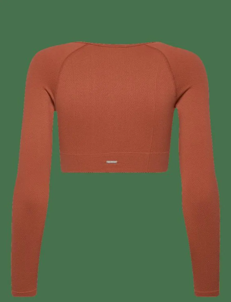 Kvinnor aim´n Toppar & T-Shirts|Luxe Seamless Crop Long Sleeve - Crop tops