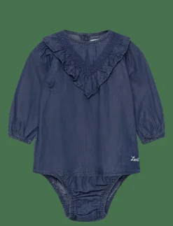 Barn Levi's Klänningar & Kjolar|LVG WILD WEST RUFFLE DRESS - Långärmade babyklänningar