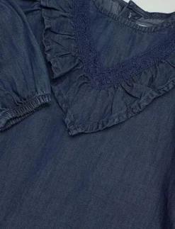 Barn Levi's Klänningar & Kjolar|LVG WILD WEST RUFFLE DRESS - Långärmade babyklänningar