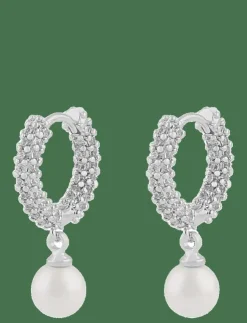 Kvinnor SNÖ of Sweden Smycken|Lydia pearl ring ear - Onesize - Hoops
