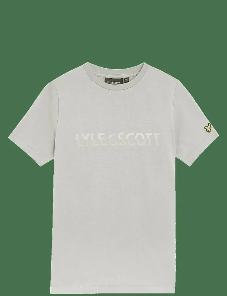 Barn Lyle & Scott Basplagg|Print T-shirt - Kortärmade