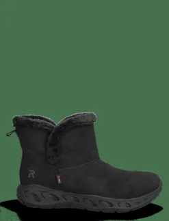 Kvinnor Rieker Varmfodrade Stövlar|M6554 - Platta ankelboots