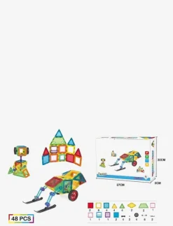Barn Suntoy Klossar & Byggsatser|MAGMASTER - 48PCS MAGNETIC CONSTRUCTION BLOCKS - Byggsats