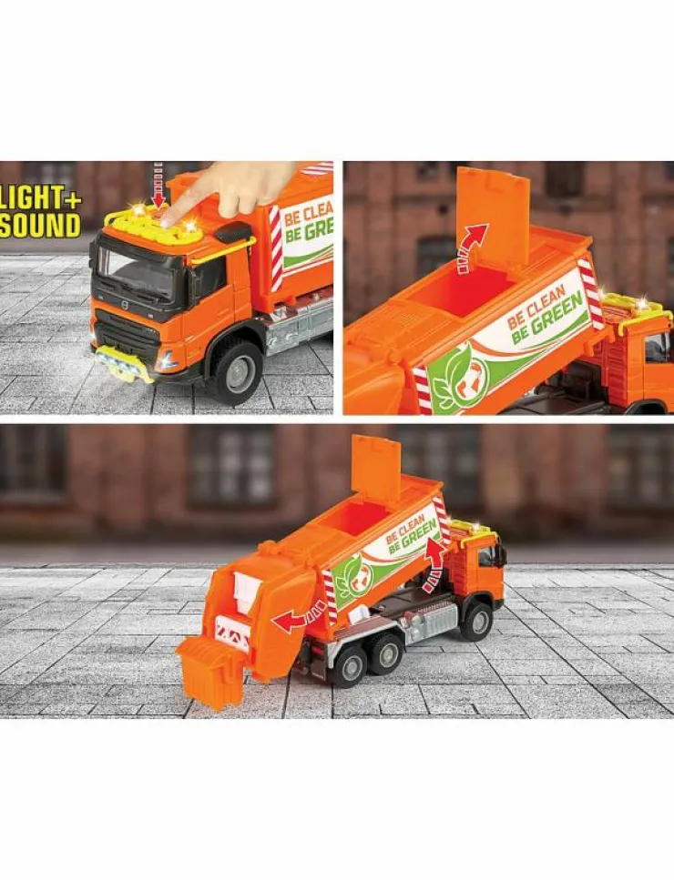 Barn Majorette Leksaksfordon & Bilar|Grand Series - Volvo FMX Sopbil - Leksaksfordon