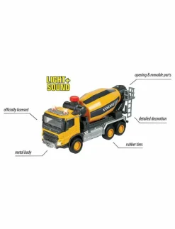 Barn Majorette Leksaksfordon & Bilar|Grand Series - Volvo Lastbil med Cementblandare - Byggmaskiner