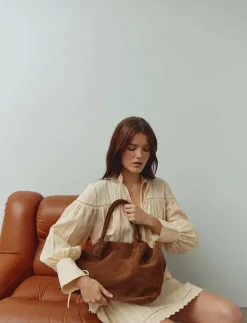 Kvinnor Noella Bucket Bags|Shoppingväskor & Totes|Mallory Bag Real Suede - Shoppers