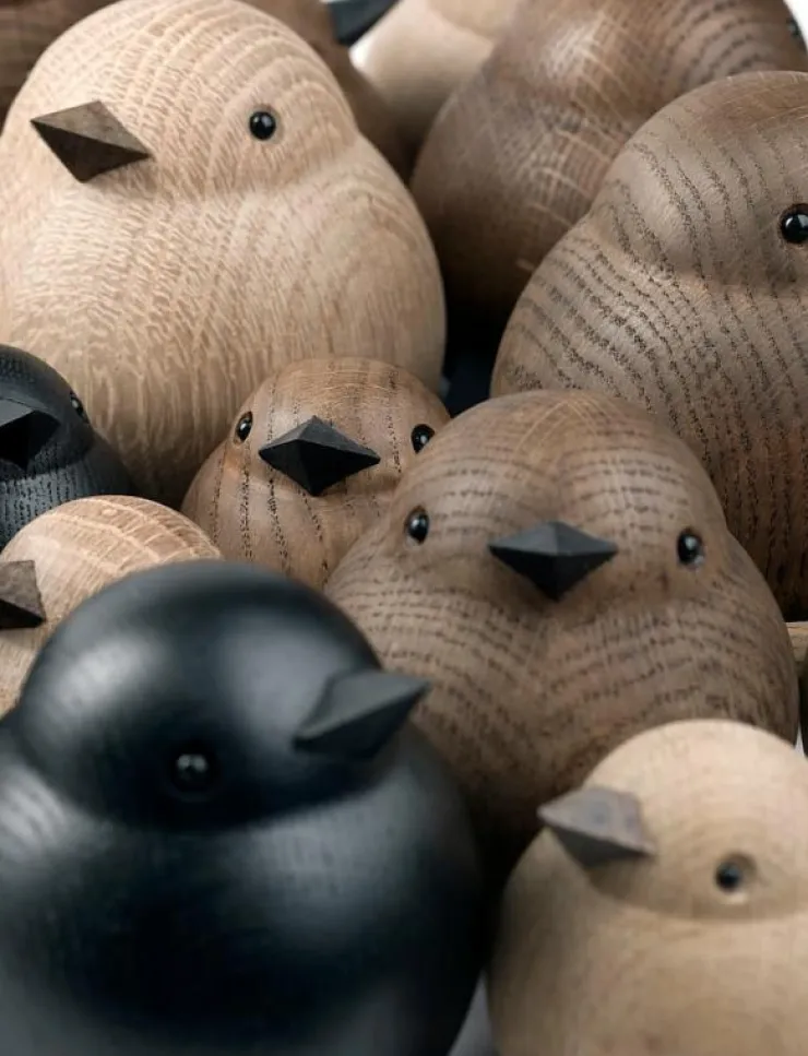 Novoform Dekorationsdetaljer|Mama Sparrow - Träfigurer
