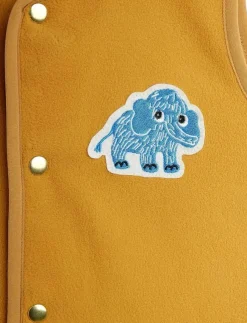 Mini Rodini Mammoth patch fleece vest - Väst|Barn Västar