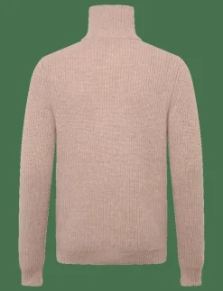 Davida Cashmere Stickat|Man Chunky Rib Half Zip - Stickat