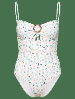 Malina Mandy bamboo-ring bandeau swimsuit - Baddräkter|Kvinnor Badkläder