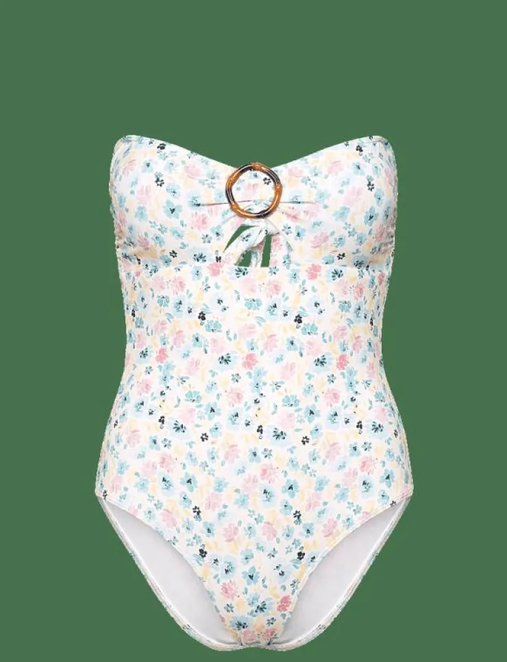 Malina Mandy bamboo-ring bandeau swimsuit - Baddräkter|Kvinnor Badkläder
