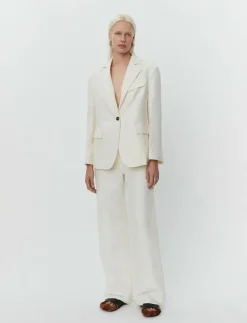 Day Birger et Mikkelsen Marcy - Solid Linen - Enkelknäppta kavajer|Kvinnor Kavajer