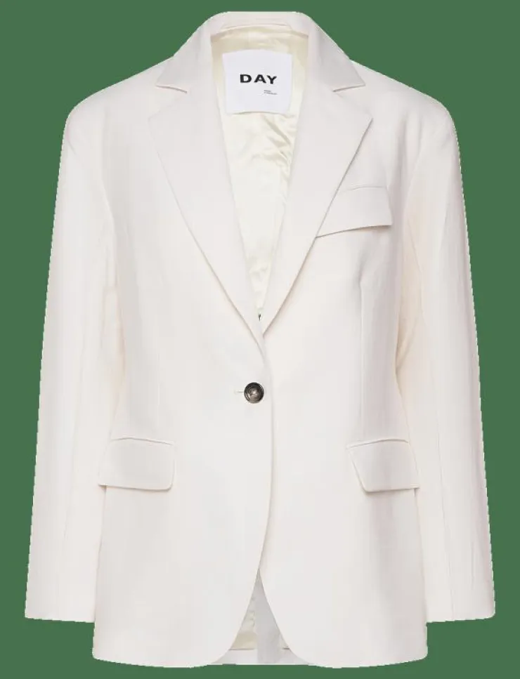 Day Birger et Mikkelsen Marcy - Solid Linen - Enkelknäppta kavajer|Kvinnor Kavajer
