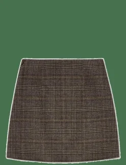 BUSNEL MARIT checked skirt - Korta kjolar|Kvinnor Plus Size & Curvy|Kjolar