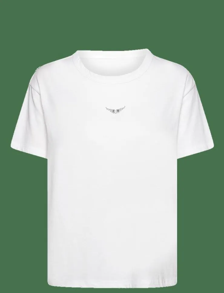 Zadig & Voltaire MARTA PCL WINGS STRASS - T-shirts|Kvinnor T-Shirts & Toppar