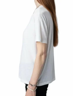 Zadig & Voltaire MARTA PCL WINGS STRASS - T-shirts|Kvinnor T-Shirts & Toppar