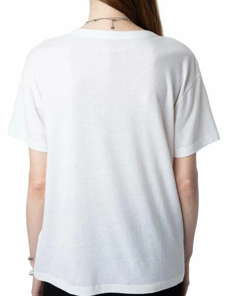 Zadig & Voltaire MARTA PCL WINGS STRASS - T-shirts|Kvinnor T-Shirts & Toppar