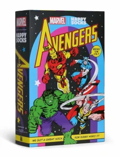 Happy Socks Strumpor|MARVEL™ Avengers 6-Pack Gift Set - Vanliga strumpor