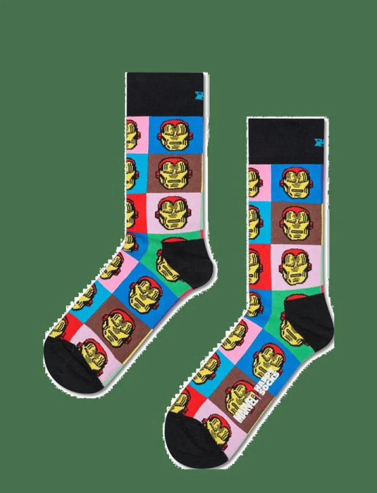 Happy Socks Strumpor|MARVEL™ Avengers 6-Pack Gift Set - Vanliga strumpor