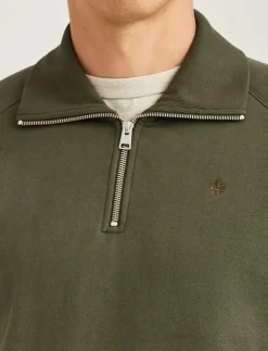 Morris Stickat|Sweatshirts & Huvtröjor|Maryon Half Zip Sweatshirt - Sweatshirts