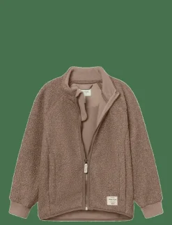 Barn MINI A TURE Fleecekläder|MATCEDRIC teddyfleece jacket. GRS - Jackor