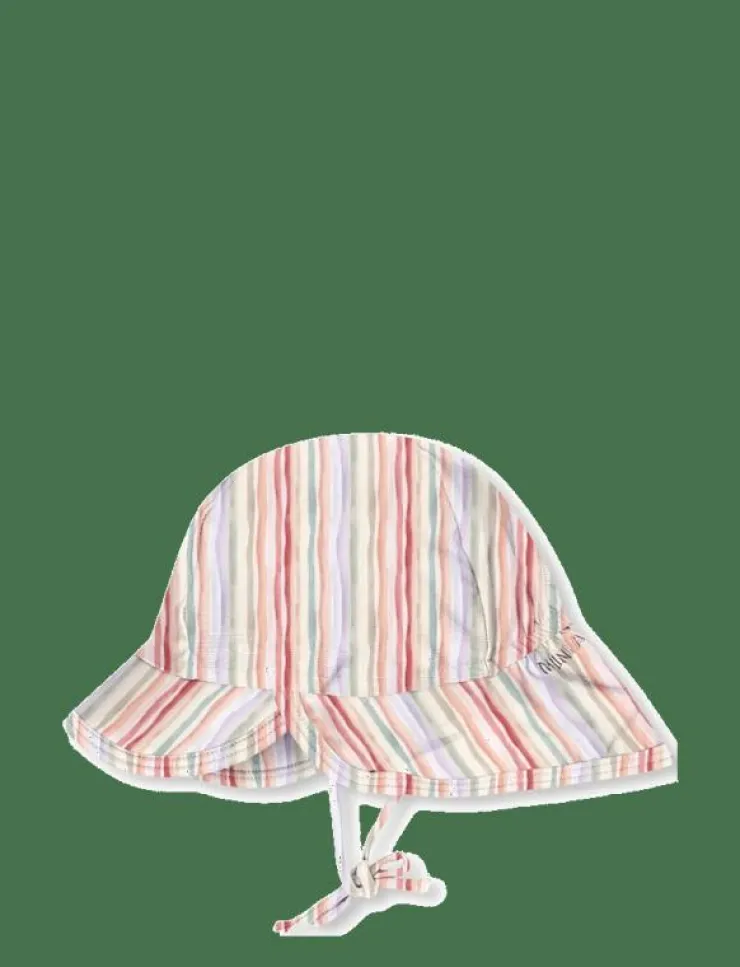 Barn MINI A TURE Solhattar|MATGUSTAS printed UV sun hat. GRS - Solhatt