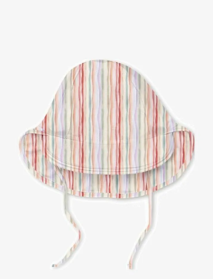 Barn MINI A TURE Solhattar|MATGUSTAS printed UV sun hat. GRS - Solhatt