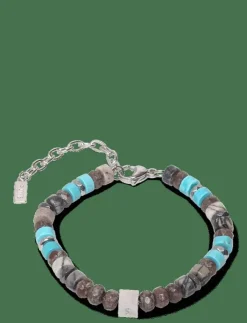 Samie Smycken|Mathias - Bracelet with stone beads in turquoise - Armband